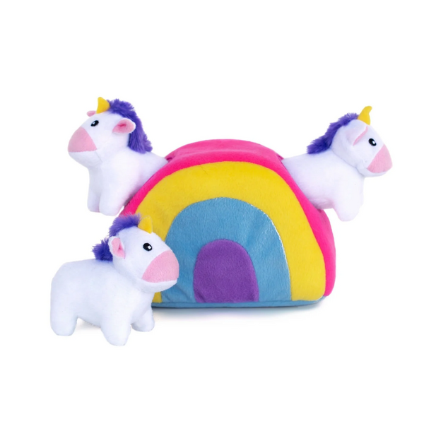 ZIPPYPAWS ZIPPY BURROW - UNICORNS IN RAINBOW