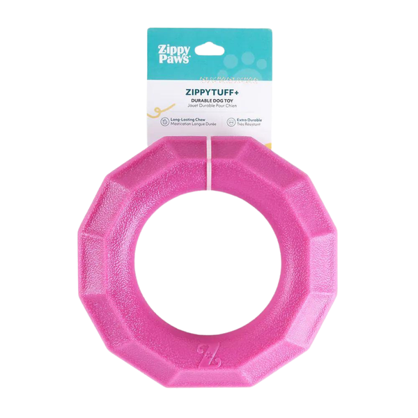 ZIPPYPAWS ZIPPYTUFF+ MAGENTA RING