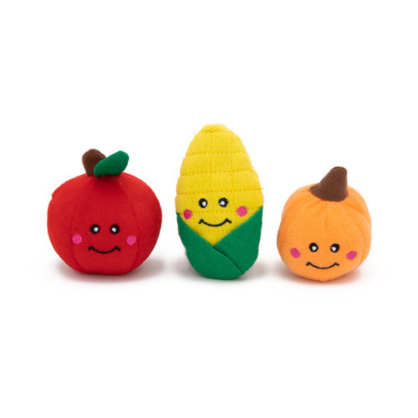 ZIPPYPAWS MINIZ 3-PACK - FALL HARVEST