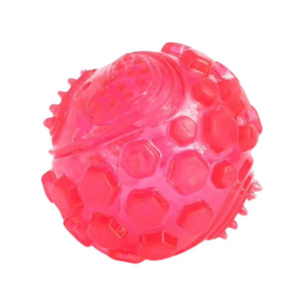 ZIPPYPAWS ZIPPYTUFF SQUEAKER BALL - PINK LARGE