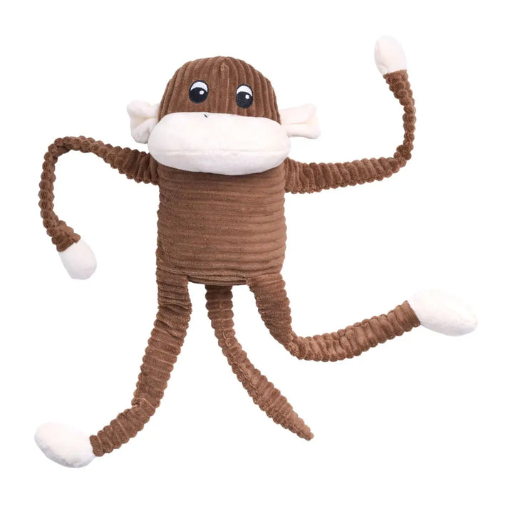 Spencer The Crinkle Monkey - Large Brown