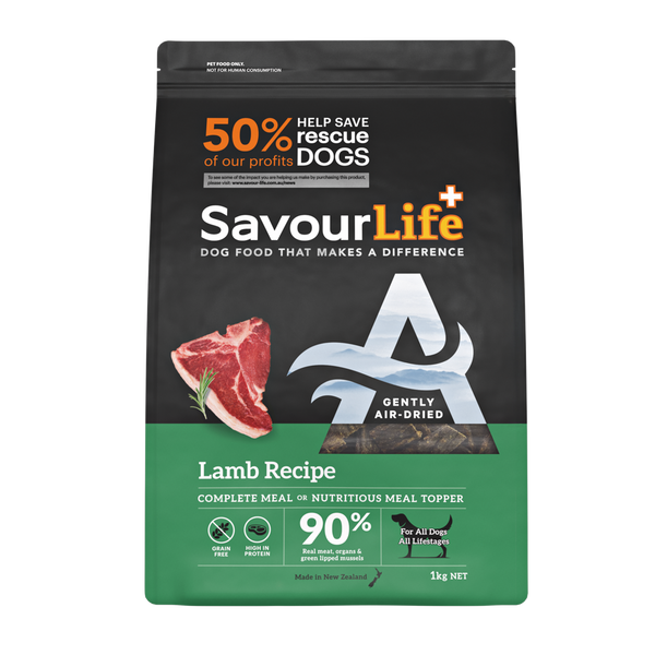 SAVOURLIFE AIR-DRIED ADULT LAMB RECIPE 1KG