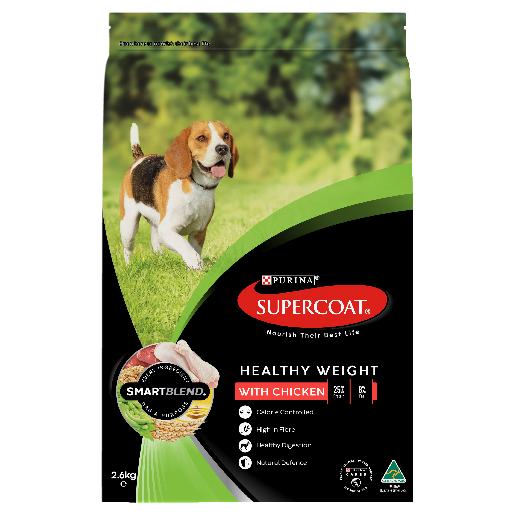 SUPERCOAT ADULT HEALTHY WEIGHT CHICKEN 2.6KG