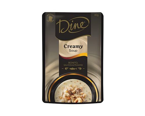 DINE WET TUNA SLM PRWN MELTING SOUP 40G 12PK (OM12)