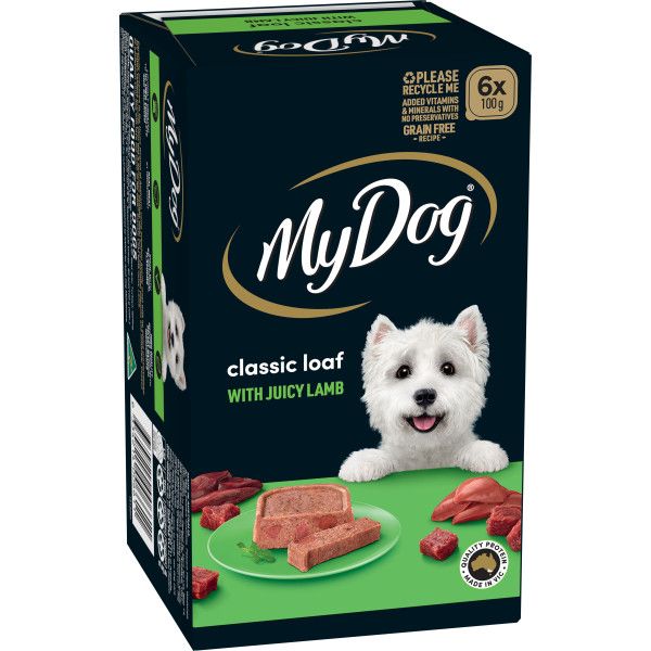 MY DOG WET LAMB CLASSIC SVMS 100G 1X6PK