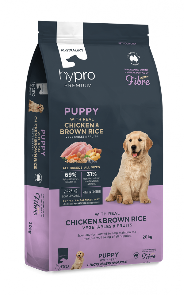 HYPRO PREMIUM PUPPY CHICKEN AND BROWN RICE 2.5KG