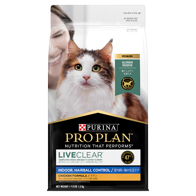 PRO PLAN ADULT CAT LIVE CLEAR INDOOR 1.5KG