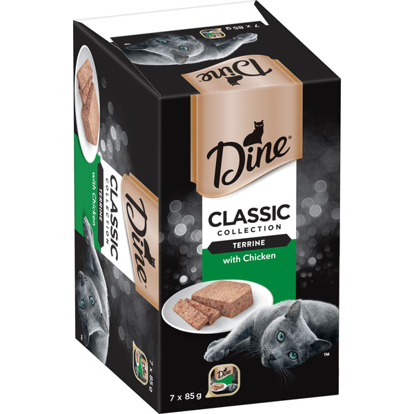 DINE WET CHICKEN TERRINE 85G 1X7PK