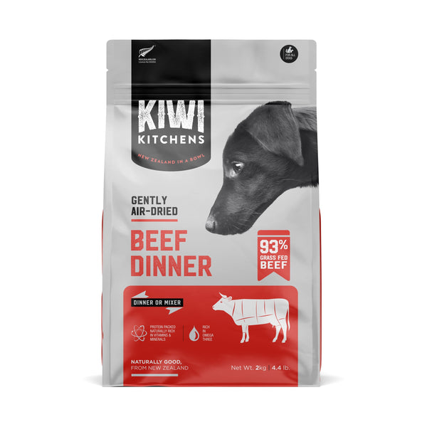 KIWI KITCHENS AIR DRIED BEEF DOG DINNER 2KG