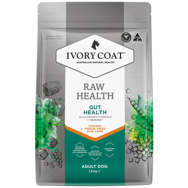 IVORY COAT RAW HEALTH DOG GUT HEALTH 1.8KG