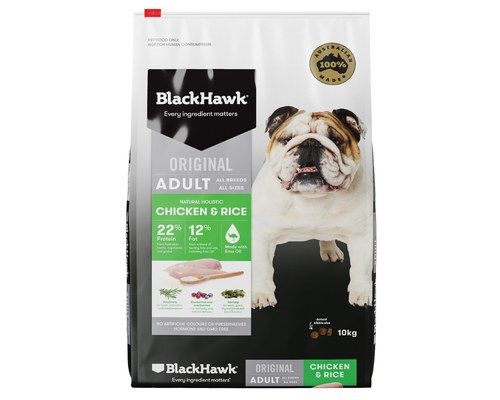 BLACK HAWK ADULT DOG CHICKEN & RICE 3KG