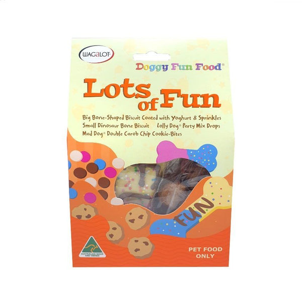WAGALOT DOGGY FUN FOOD LOTS OF FUN