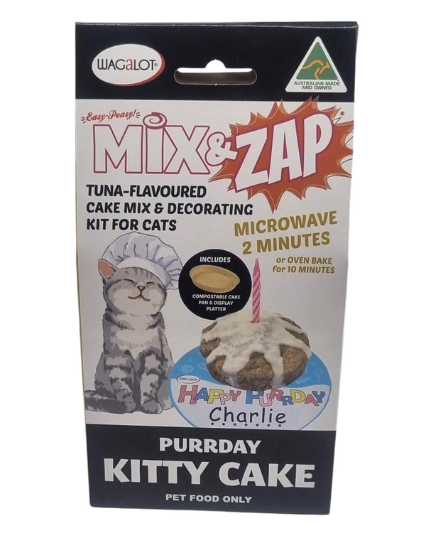 WAGALOT MIX & ZAP KITTY CAT CAKE