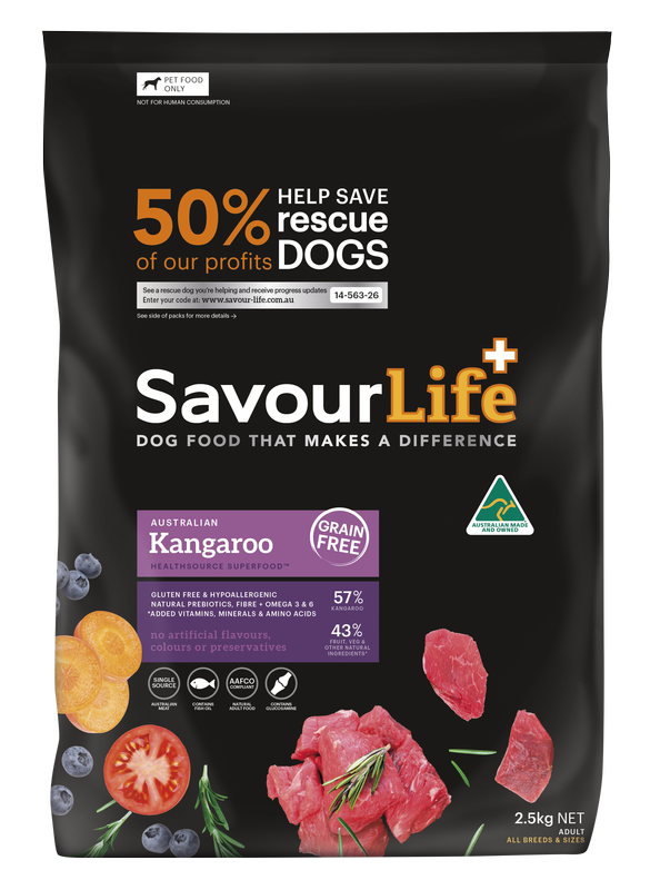 SAVOURLIFE GRAIN-FREE KANGAROO 2.5KG