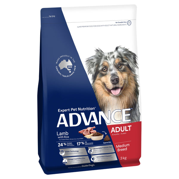 ADVANCE DOG ADULT TOT WELL ALL BRD LMB RICE 3KG