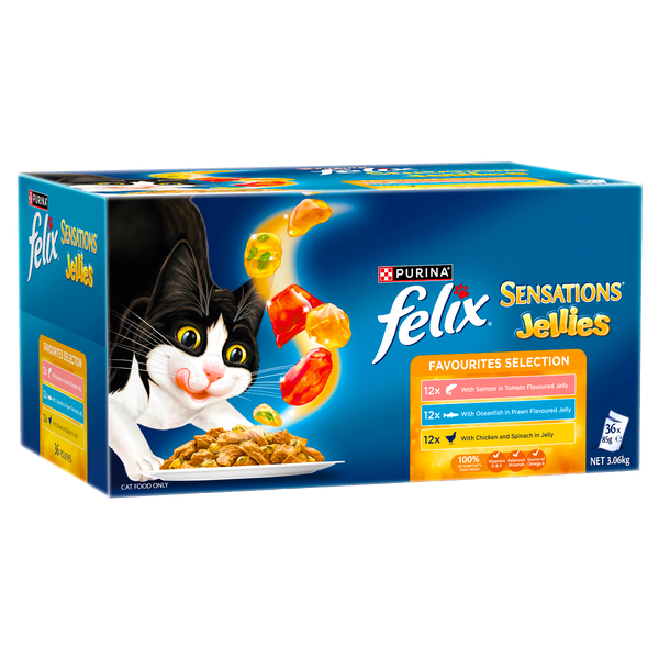 FELIX JELLIES FAVS SELECTIONS 36X85G