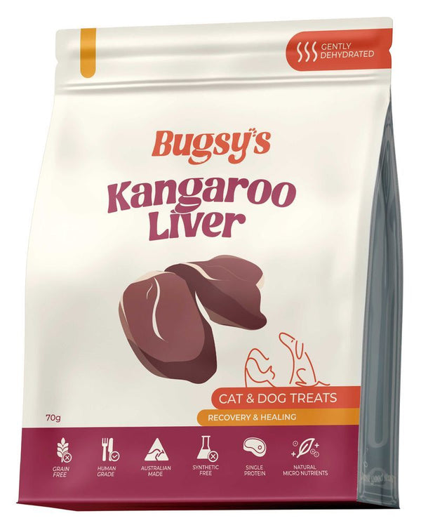 BUGSYS KANGAROO LIVER 70G