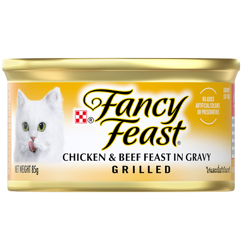 FANCY FEAST GRILLED CHICKEN & BEEF 85G 24PK (OM24)