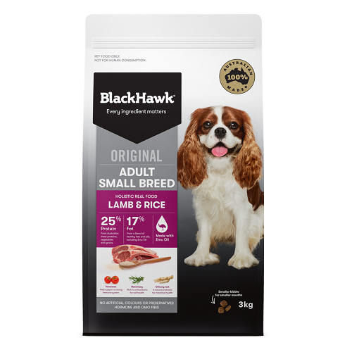 BLACK HAWK SMALL BREED LAMB & RICE 3KG