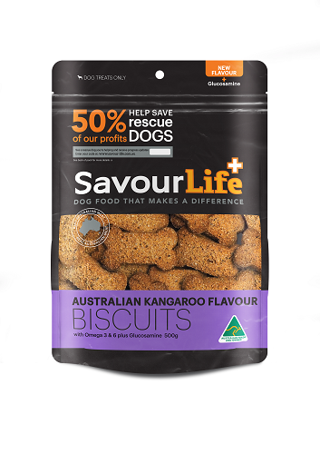 SAVOURLIFE AUSTRALIAN KANGAROO BISCUIT 500G
