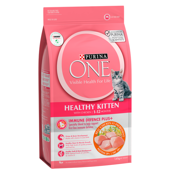 PURINA ONE KITTEN DRY ACTIVE CHICKEN 1.4KG