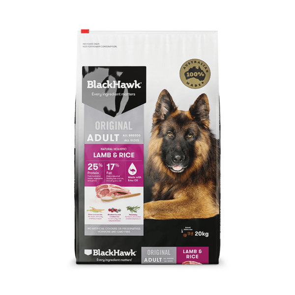 BLACK HAWK ADULT DOG LAMB & RICE 3KG