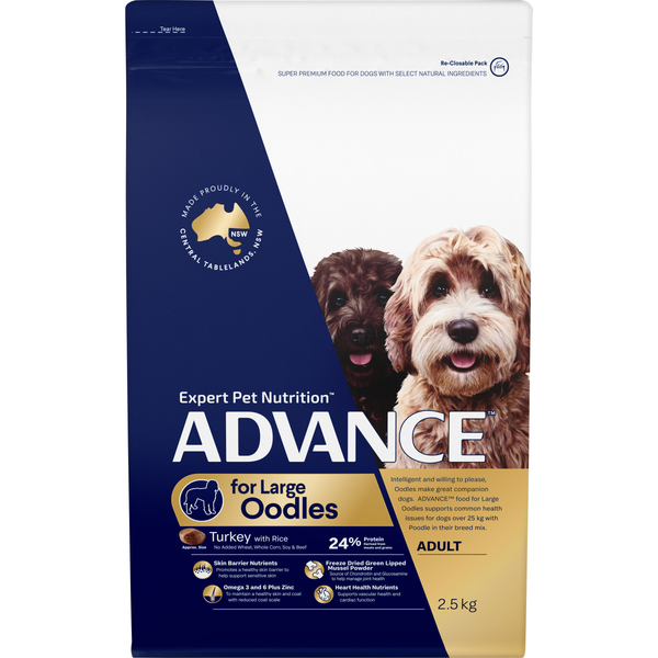 ADVANCE DOG LARGE OODLES TURKEY WITH RICE 2.5KG