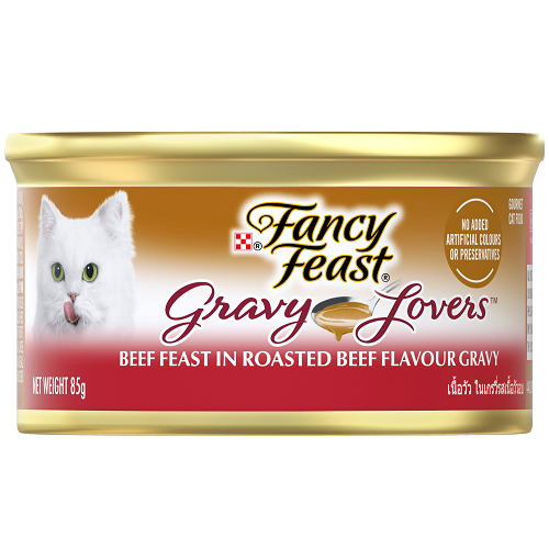 FANCY FEAST GRAVY LOVERS BEEF 85G 24PK (OM24)