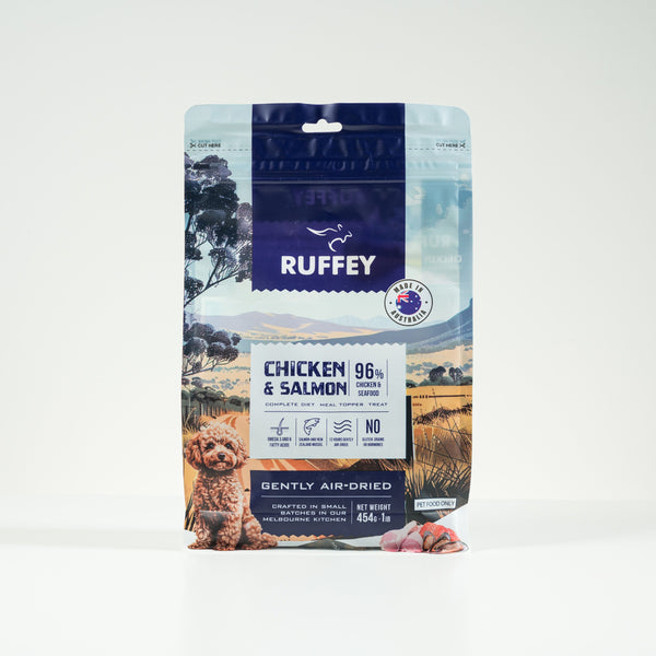RUFFEY AIR DRIED CHICKEN & SALMON 454G