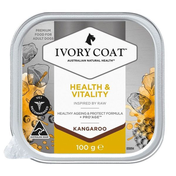 IVORY COAT INSPIRED BY RAW DOG HEALTH &VITALITY 100G 9PK(OM9)