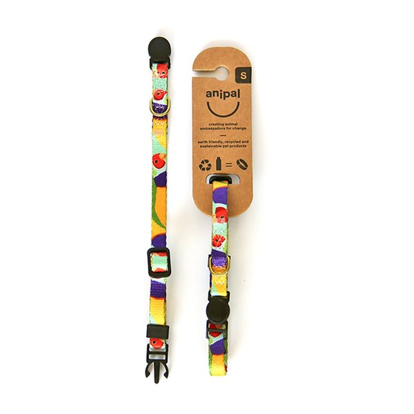 ANIPAL GIGI THE GOULDIAN FINCH CAT COLLAR X SMALL