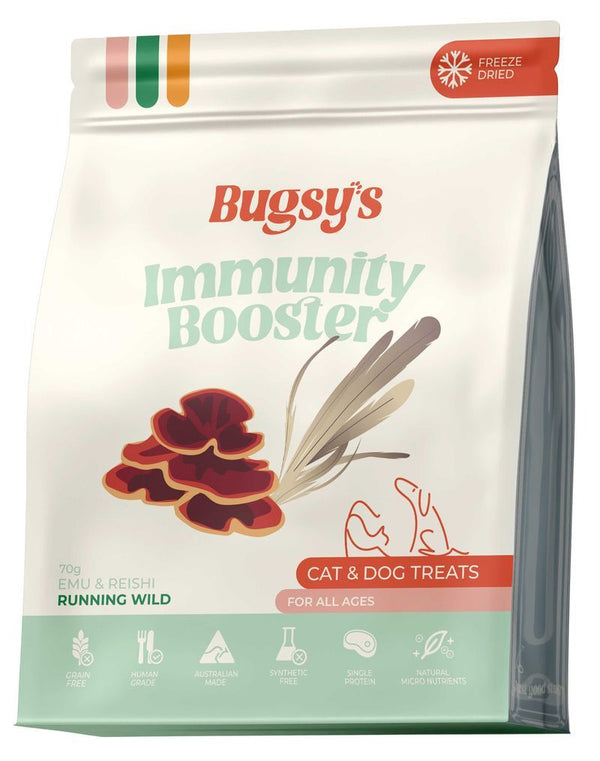 BUGSYS FREEZE DRIED IMMUNITY BOOSTER 70G