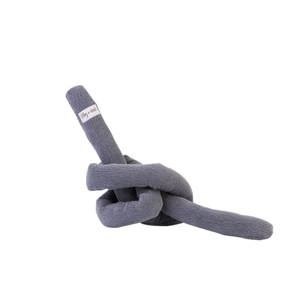 LILLY + DASH KNOT TOY CHARCOAL