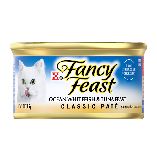 FANCY FEAST CLASSIC PATE OCEAN WHITE FISH 85G 24PK (OM24)
