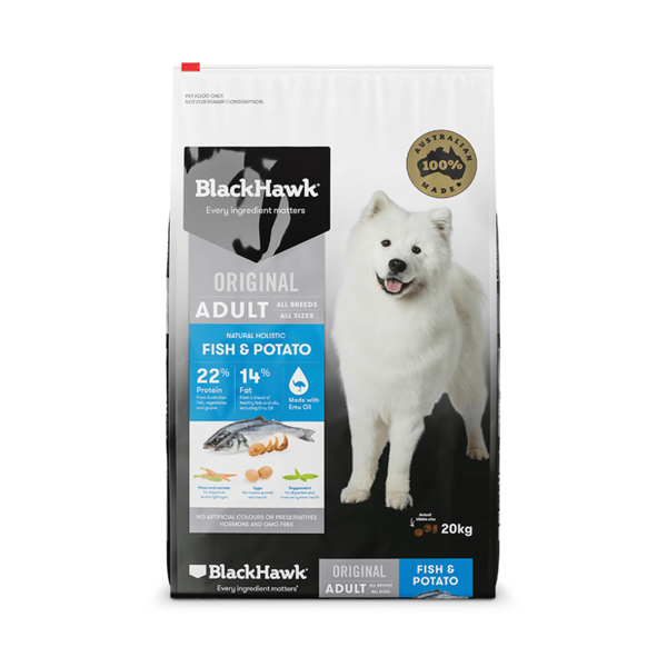 BLACK HAWK ADULT FISH & POTATO 3KG