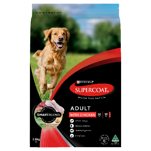 SUPERCOAT ADULT CHICKEN 2.8KG