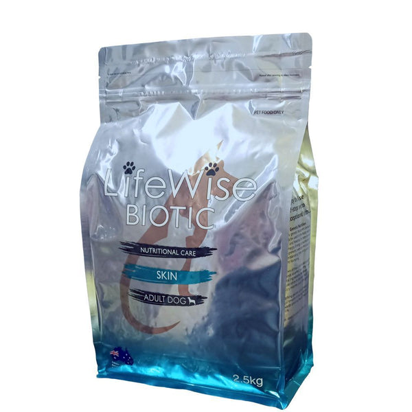 LIFEWISE BIOTIC SKIN WITH FISH RICE OATS AND VEG 2.5KG