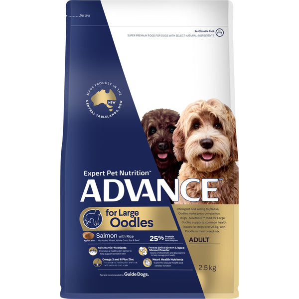 ADVANCE DOG DRY ADULT DOG OODLES LARGE 2.5KG