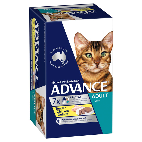 ADVANCE CAT AD TENDER CHKN DELIGHT 85G 7PK (OM7)