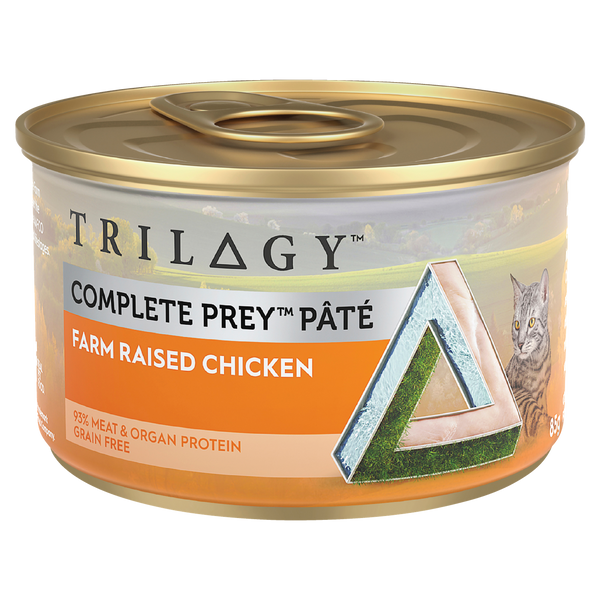 TRILOGY COMPLETE PREY PATE CHICKEN 85G 24PK (OM24)