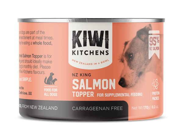 KIWI KITCHENS DOG SALMON 170G 18PK (OM18)