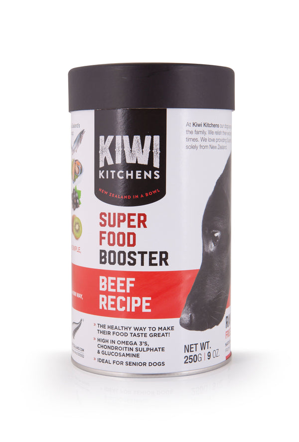 KIWI KITCHENS DOG SUPER FOOD BOOSTER BEEF 250G