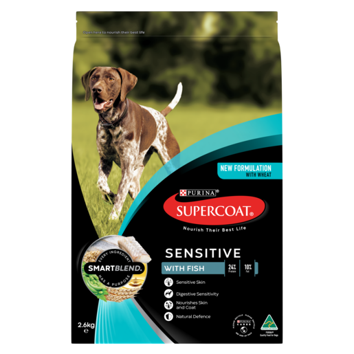 SUPERCOAT ADULT SENSITIVE FISH 2.6KG
