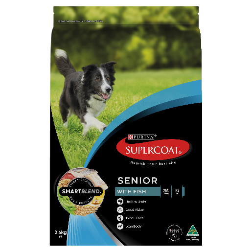 SUPERCOAT SENIOR FISH 2.6KG