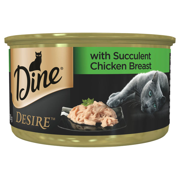 DINE WET DESIRE SUCC CHKN BRST 85G 24PK (OM24)