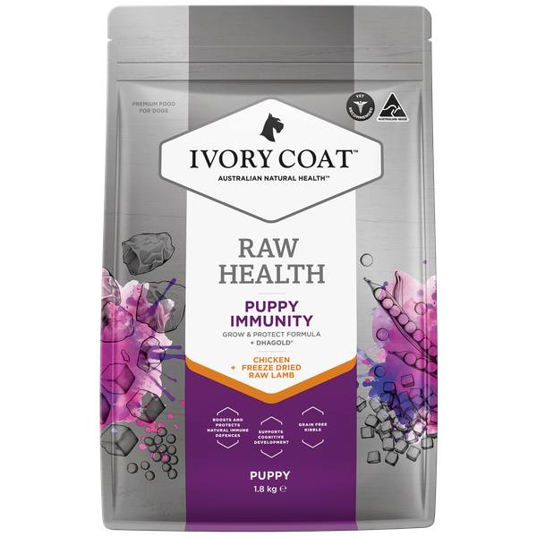 IVORY COAT RAW HEALTH PUPPY IMMUNITY 1.8KG