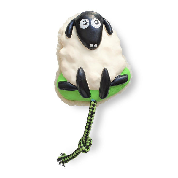 MAX & MOLLY SQUEAKER SNUGGLES DOG TOY - WOODY THE SHEEP