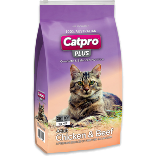 CATPRO PLUS CHICKEN & BEEF 1KG