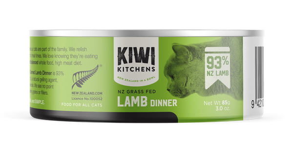 KIWI KITCHENS CAT LAMB 85G 18PK (OM18)