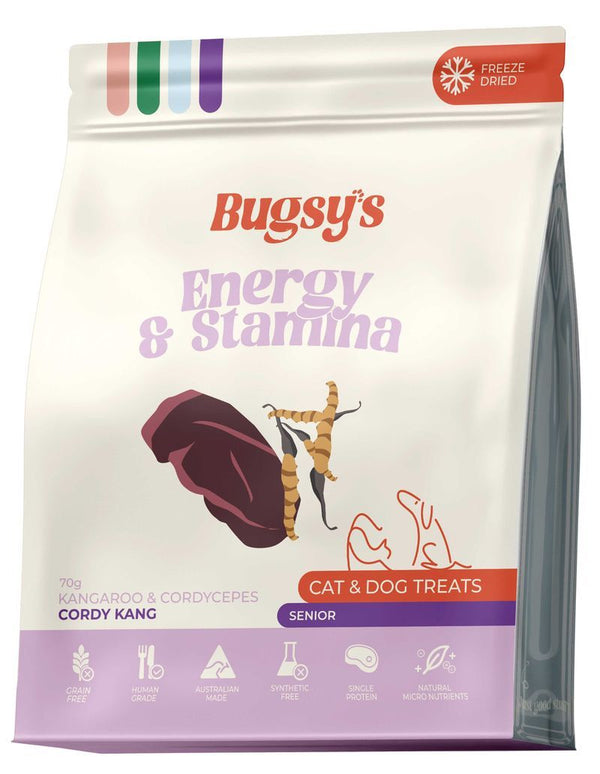 BUGSYS FREEZE DRIED ENERGY & STAMINA 70G